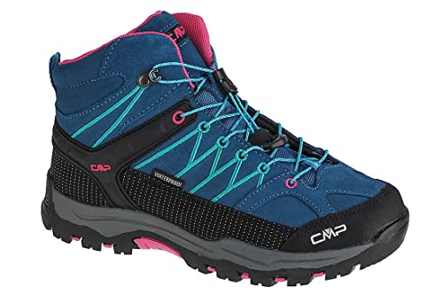 CMP Unisex Kinder Kids Rigel Mid Trekking Shoes Wp Trekking-Schuhe, Deep Lake Baltic, 31 EU von CMP