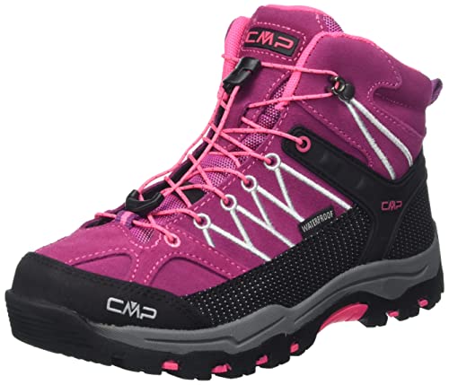 CMP Unisex Kinder Børn Rigel Mid Vandring Sko Wp Wanderschuh, Berry Pink Fluo, 32 EU von CMP