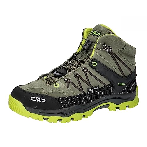 CMP Kids Rigel Mid Trekking Shoes Wp, Khaki-Säure, 35, EU von CMP