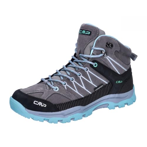 CMP Unisex Kinder Kids Rigel Mid Trekking Shoes Wp Wanderschuhe, Cemento Alluminio, 31 EU von CMP