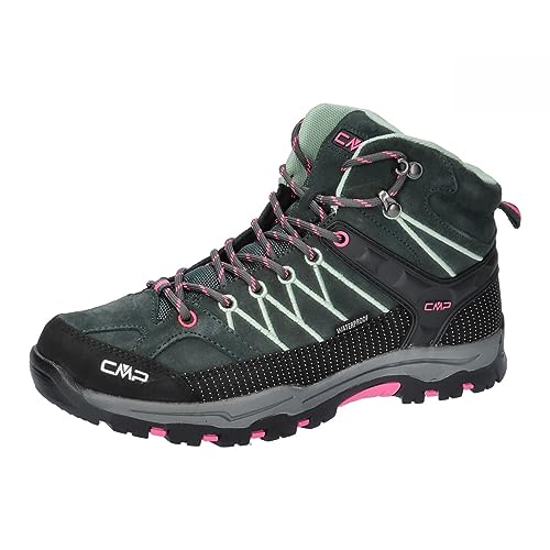 CMP Kids Rigel Mid Trekking Shoes Wp Wanderschuhe, Lake Gloss, 40 EU von CMP