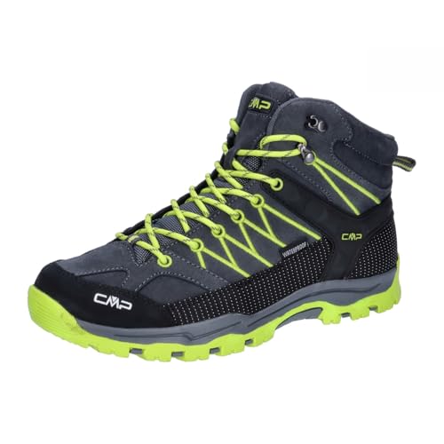 CMP Kids Rigel Mid Trekking Shoes Wp Wanderschuhe, Titanio-Acido, 40 EU von CMP