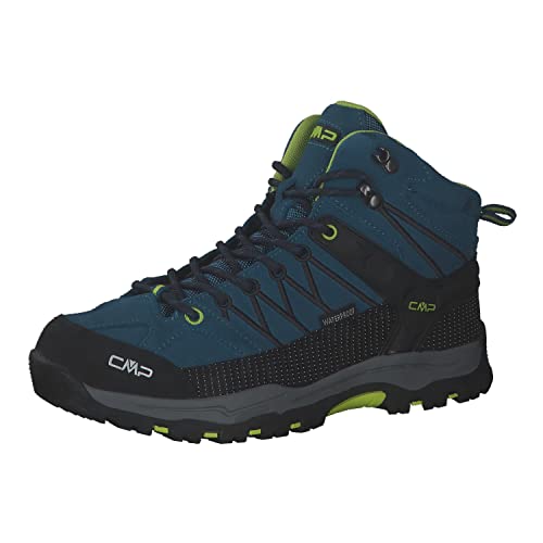 CMP Kids Rigel Mid Trekking Wp Walking Shoe, Deep Lake-Acido, 40 EU von CMP