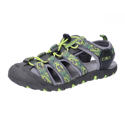 CMP Kids Sahiph Hiking Sport Sandal, Graffite Lime Grren, 28 EU von CMP