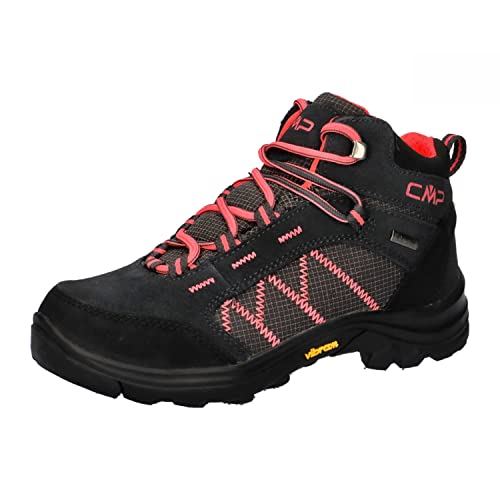 CMP Kids THIAMAT MID 2.0 Shoe WP Trekking-Schuhe, Grau-Fluo-Pink (Titanio-Pink Fluo), 33 EU von CMP