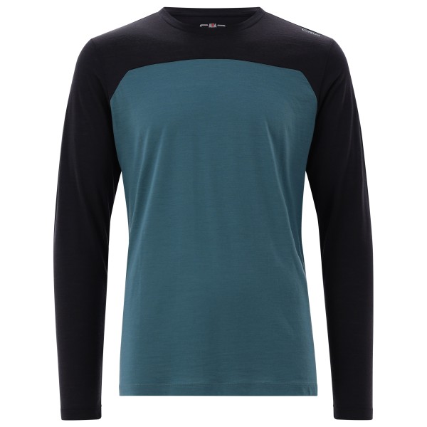 CMP - Kildar T-Shirt - Merinolongsleeve Gr 48 blau/schwarz von CMP