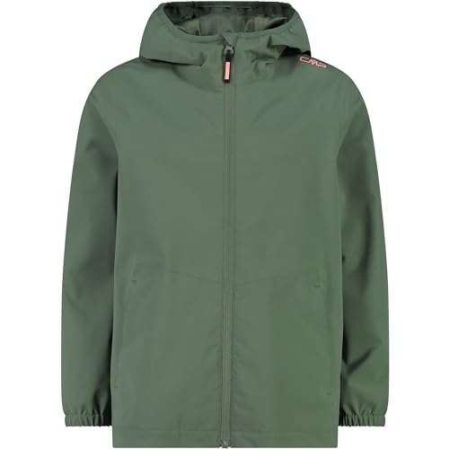 CMP Kinder 34Z5425 Mädchenjacke mit Fix-Hood, salvia, 176 von CMP