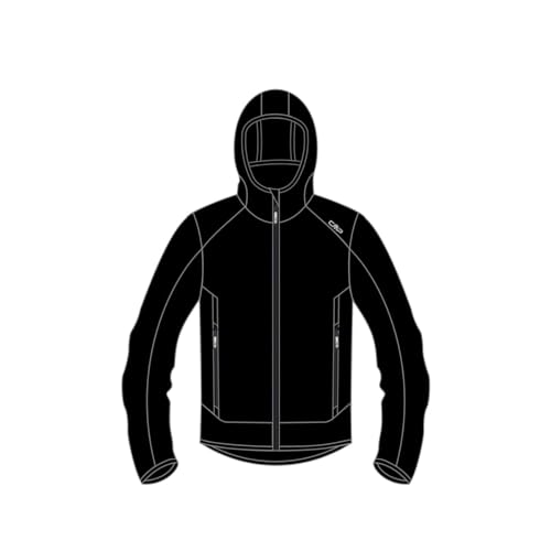 CMP Kinder Boys Softshell Jacke, nero, 164 von CMP