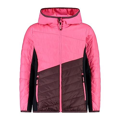 CMP Kinder Hybrid Hoodie Jacke, plum, 164 von CMP