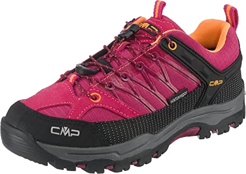 CMP Kids Rigel Low Trekking Shoes Wp Unisex Kinder Trekking-Schuhe , Pink Orange Bouganville Goji, 33 EU von CMP