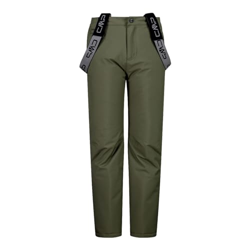 CMP Kinder Mädchen Jungen Schneehose Skihose Snow Pants Kid Salopette, Farbe:Grün, Größe:116, Artikel:-F876 kaki von CMP