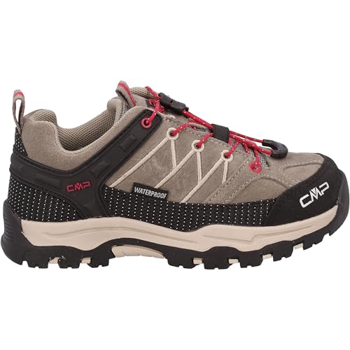 CMP Kinder Rigel Low WP Schuhe, deserto-carminio, 37 von CMP