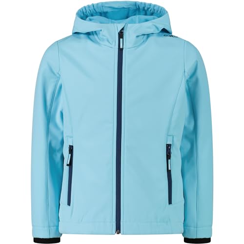 CMP Kinder Softshell Hoodie Jacke, topazio, 140 von CMP