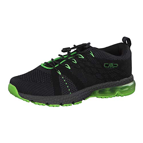 CMP Kinder Trainingsschuhe Knit Fitness 38Q9894 Nero-Green Fluo 31 von CMP