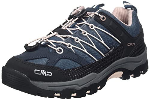 CMP Jungen Rigel Low Trekking Shoe Wp Walking Schuh, Asphalt Rose, 41 EU von CMP