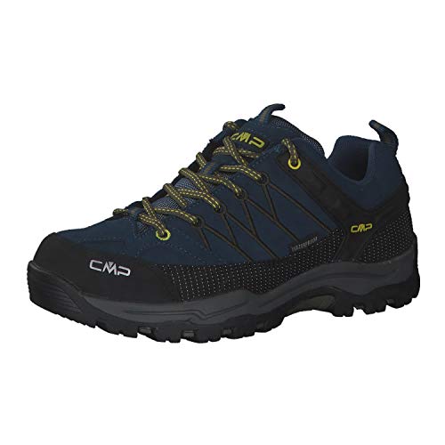 CMP Kinder Trekking Schuhe Rigel Low WP 3Q13244J Blue Ink-Yellow 38 von CMP