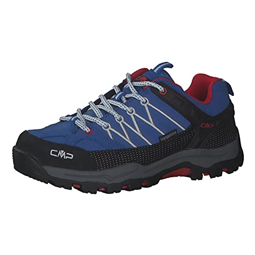 CMP Kinder Trekking Schuhe Rigel Low WP 3Q13244J Cobalto-Stone-Fire 38 von CMP