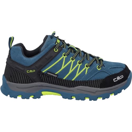 CMP Kinder Trekking Schuhe Rigel Low WP 3Q13244J Deep Lake-Acido 39 von CMP