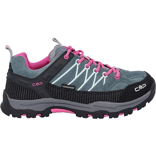 CMP Kinder Trekking Schuhe Rigel Low WP 3Q13244J Mineral Green-Purple Fluo 40 von CMP