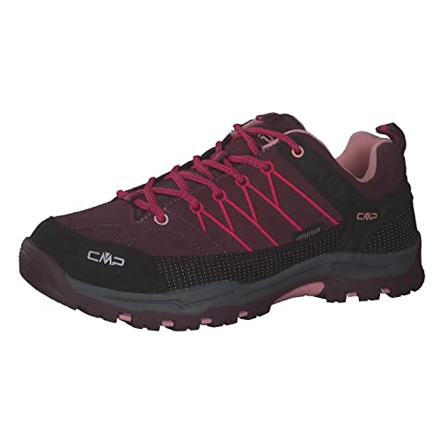 CMP Kids Rigel Low Trekking Shoes Wp Unisex Kinder Trekking-Schuhe , Pflaumenlila Pfirsichrosa Prugna Peach, 39 EU von CMP