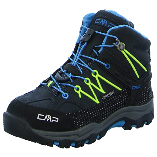 CMP Kinder Trekking Schuhe Rigel MID 3Q12944 Antracite-Yellow Fluo 29 von CMP