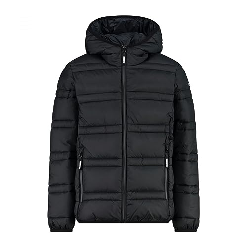 CMP - Kinderjacke mit fester Kapuze, Schwarz, 140 von CMP