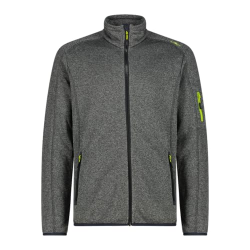 CMP Knit-Tech Herren Fleece P-E 30H5887, 11ut Anthrazit-Säure, 56 von CMP