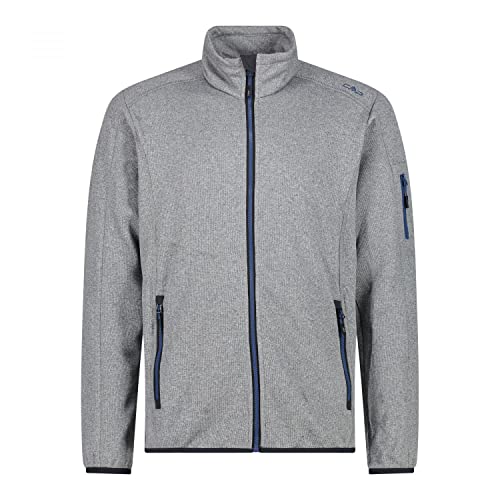 CMP Knith Tech Fleecejacke mit Mesh Art. 30h5887 (58, 30un Glacier-Zement), Eiszement, 58 von CMP