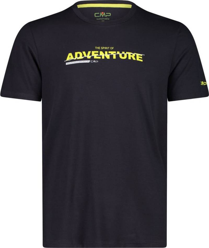 CMP Kurzarmshirt MAN T-SHIRT ANTRACITE-ZOLFO von CMP