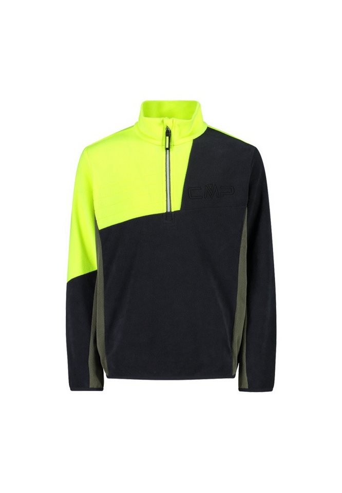 CMP Langarmshirt CMP Jungen Arctic Fleecepullover ohne Kapuze 33g1204 schwarz-gelb von CMP
