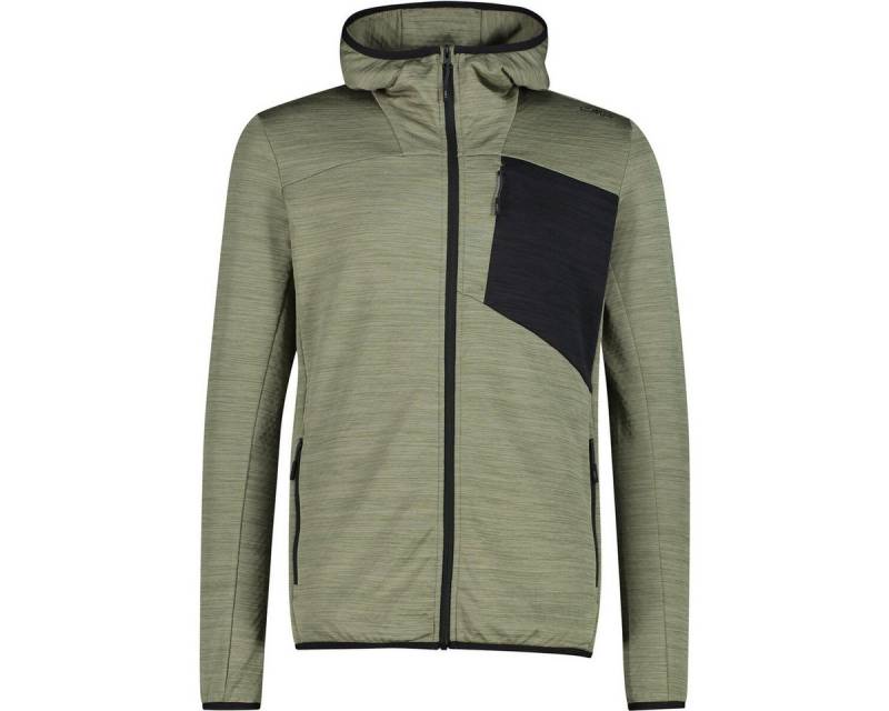 CMP Langarmshirt MAN JACKET FIX HOOD SAGE MEL. von CMP