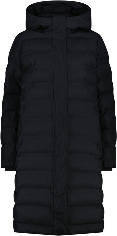 CMP Langmantel WOMAN COAT FIX HOOD NERO von CMP