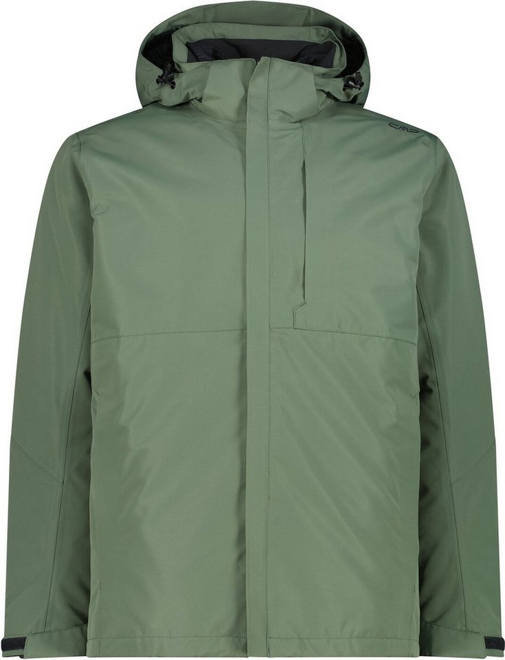 CMP Laufjacke MAN JACKET ZIP HOOD DETACHABLE INN.JACKET MUSK von CMP