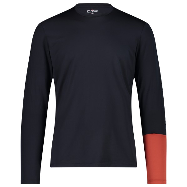 CMP - Longsleeve Polyamid T-Shirt - Funktionsshirt Gr 50 schwarz/blau von CMP