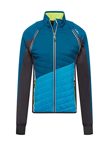 CMP Herren Outdoorjacke blau/hellblau/schwarz/gelb 48 von CMP