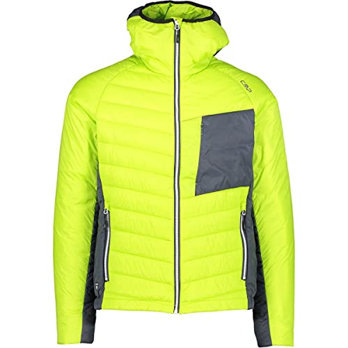 CMP M Jacket FIX Hood IV Gelb, Herren Primaloft Isolationsjacke, Größe 54 - Farbe Acido von CMP