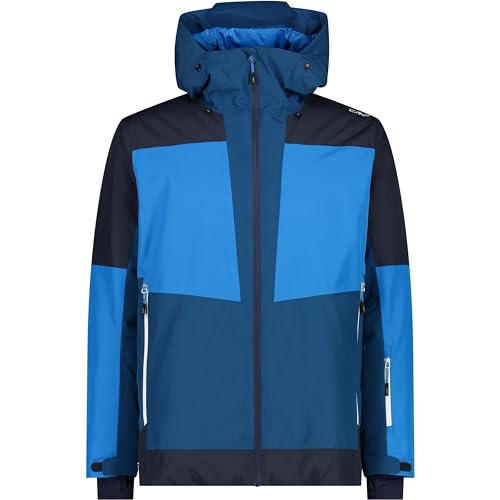 CMP M Jacket Fix Hood Pl Pongee Jacquard+tpu Colorblock - PrimaLoft Technische warme Herren PrimaLoft Skijacke, Größe CMP M Jacket Fix Hood Pl Pongee Jacquard+tpu Colorblock - PrimaLoft Technische warme Herren PrimaLoft Skijacke, Größe von CMP