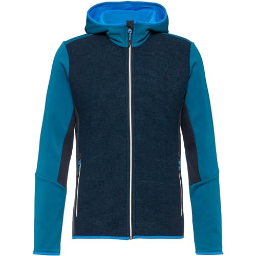 CMP M Jacket Wooltech Blau - Sportliche vielseitige Herren Wooltech Jacke, Größe 50 - Farbe Petrol von CMP
