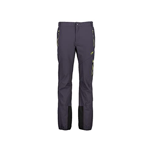 CMP M Pant I Grau - Elastische leichte Herren Trekkinghose, Größe 50 - Farbe Antracite Lime von CMP