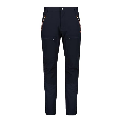 CMP M Pant Vii Blau - Wasserabweisende elastische Herren Outdoorhose, Größe 56 - Farbe Black Blue von CMP