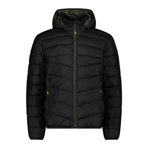 CMP MAN JACKET SNAPS HOOD U973 NERO MEL. - 58 von CMP