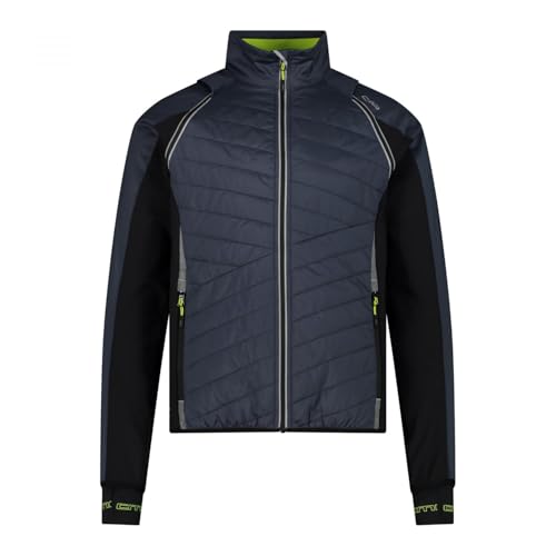 CMP MAN Jacket with Detachable Sleeves TITANIO-Nero - 58 von CMP
