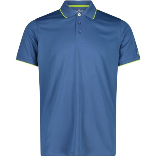 CMP Herren Polo T-Shirt, Dusty Blue, 48 von CMP