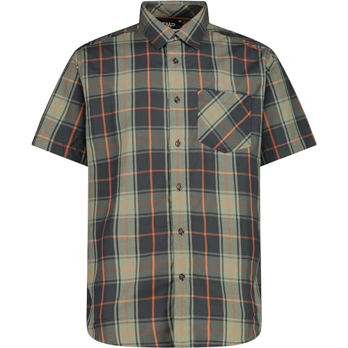 CMP MAN SHIRT SAGE-ANTRACITE-RUGGINE - 52 von CMP