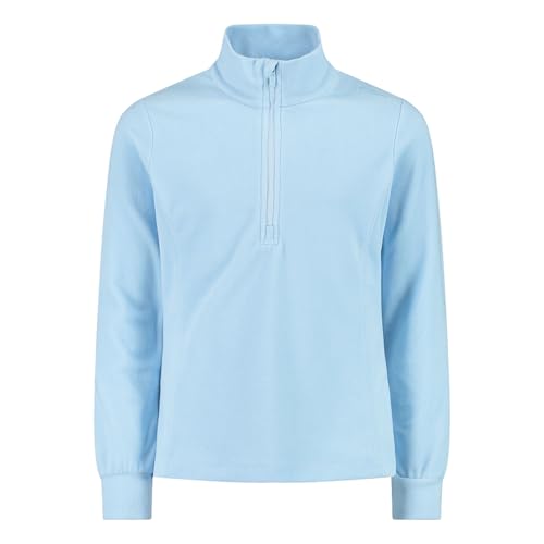 CMP Mädchen Funktionsshirt Half Zip Second-Layer Fleecepullover Arctic Fleece, Farbe:Hellblau, Größe:164, Artikel:-L441 Skylight von CMP