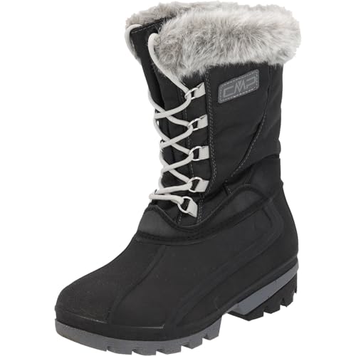 CMP Mädchen Meisje Polhanne Sneeuwlaarzen Snow Boot, Schwarz, 33 EU von CMP