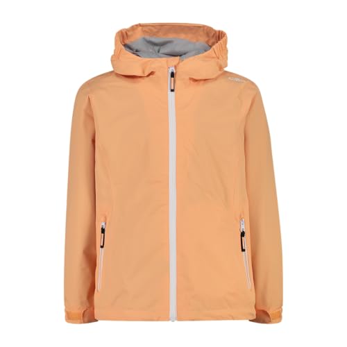 CMP Mädchen Regenjacke Outdoorjacke Jacket Fix Hood, Farbe:Apricot, Größe:164, Artikel:-C520 salmone von CMP