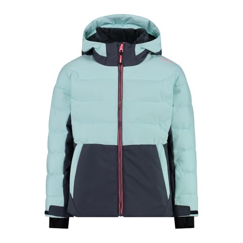 CMP Mädchen Skijacke aus Twill, Acqua, 128 von CMP