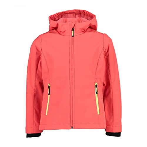 CMP Mädchen Softshelljacke mit Climaprotect Wp 7.000 Technology Rain Jacket, Roter Kuss, 110 von CMP