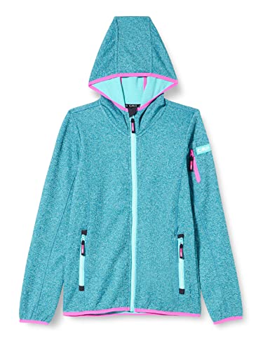 CMP Mädchen Technology Softshelljacke mit ClimaProtect WP 7.000 Technologie, Girl, Blue-Aqua, 152, hawaiianisches Wasser, 128 von CMP